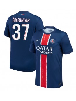 Billige Paris Saint-Germain Milan Skriniar #37 Hjemmedrakt 2024-25 Kortermet